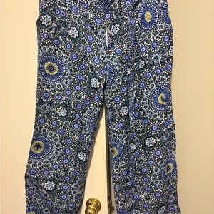 Banana Republic Blue and White Patterned Garment
